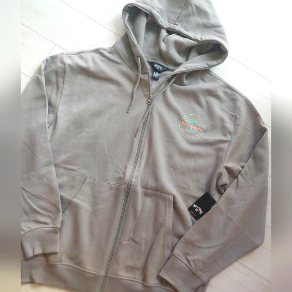 BILLABONG NEW Range Rotor Fleece Zip Up Jacket - Picture 3 of 12